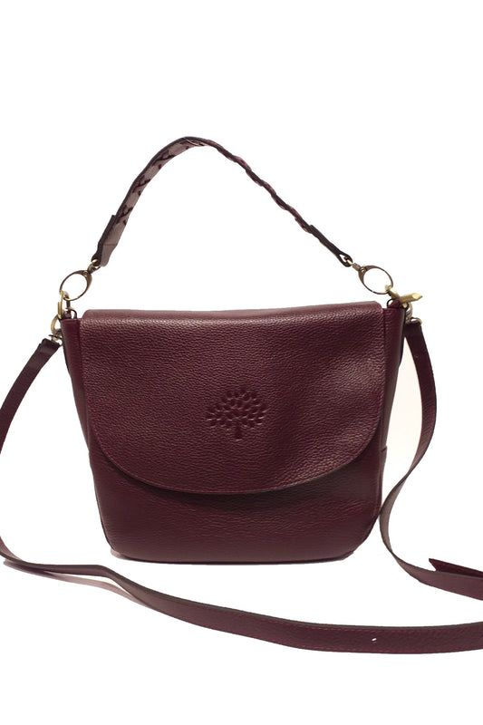 ELEGRA Crossbody Bag Maxi - Burgundy