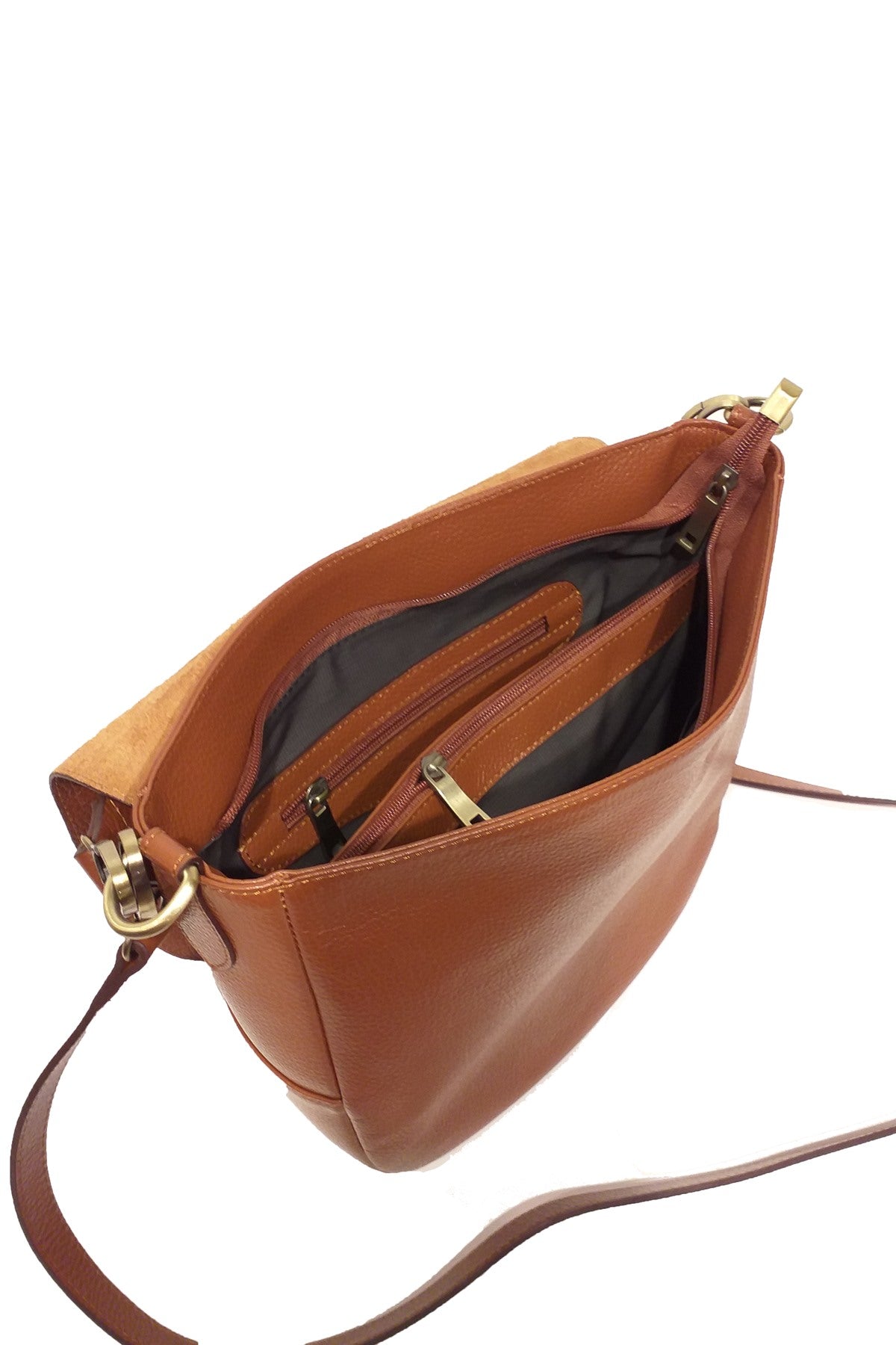 ELEGRA Crossbody Bag Maxi - Tan