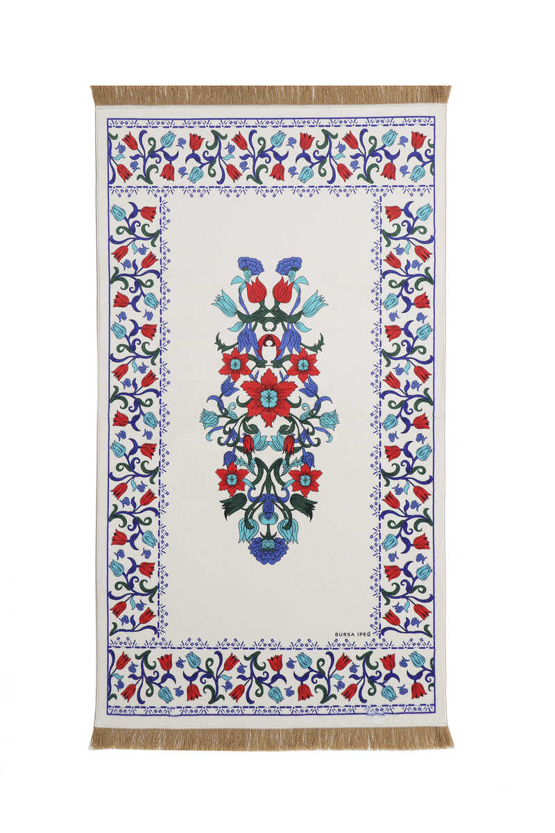 PRAYAMA Bamboo Prayer Rug White