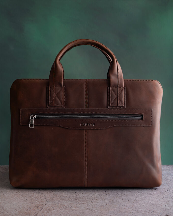 BEYOĞLU Genuine Leather Collection - Multi-Compartment Briefcase