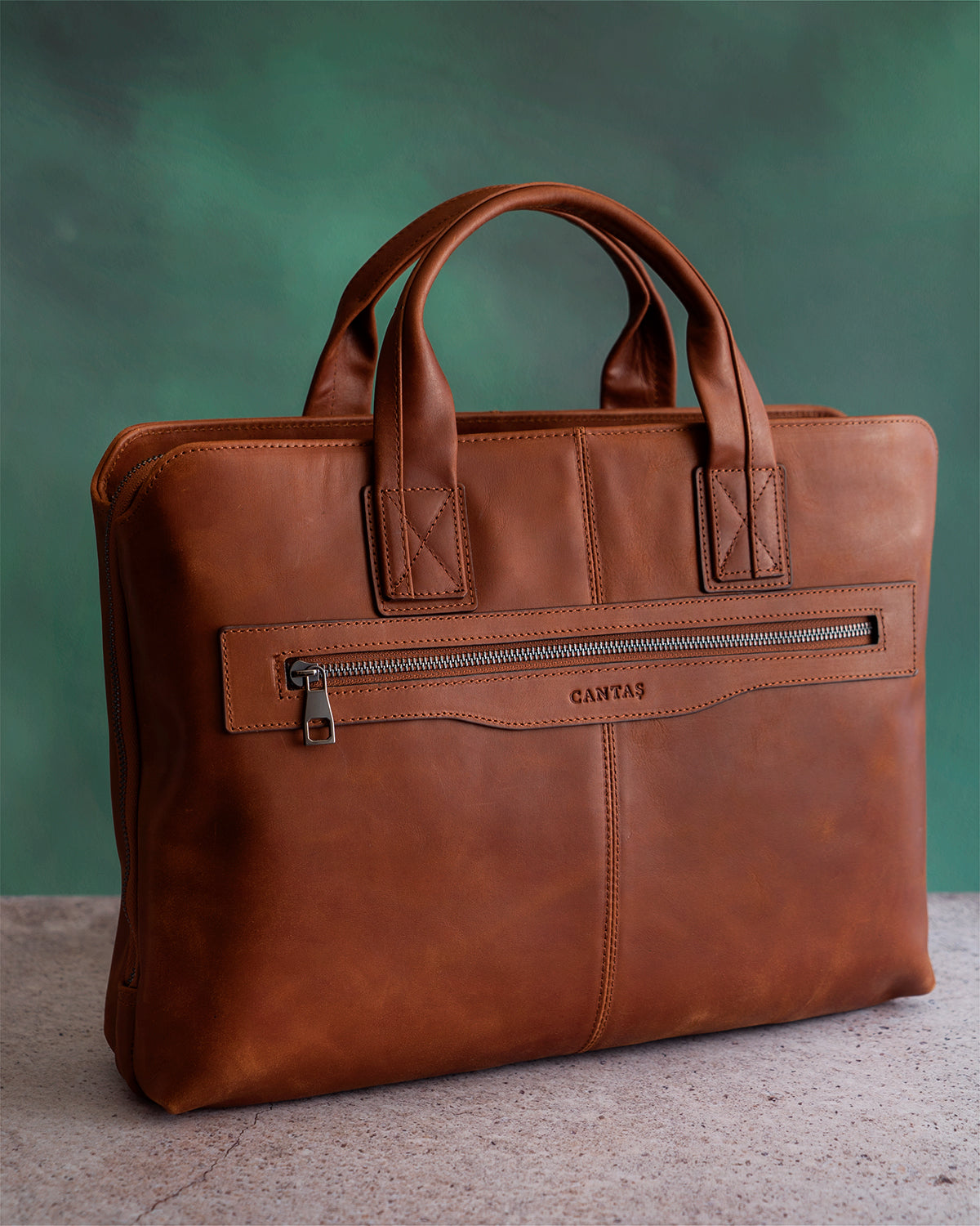 BEYOĞLU Genuine Leather Collection - Multi-Compartment Briefcase