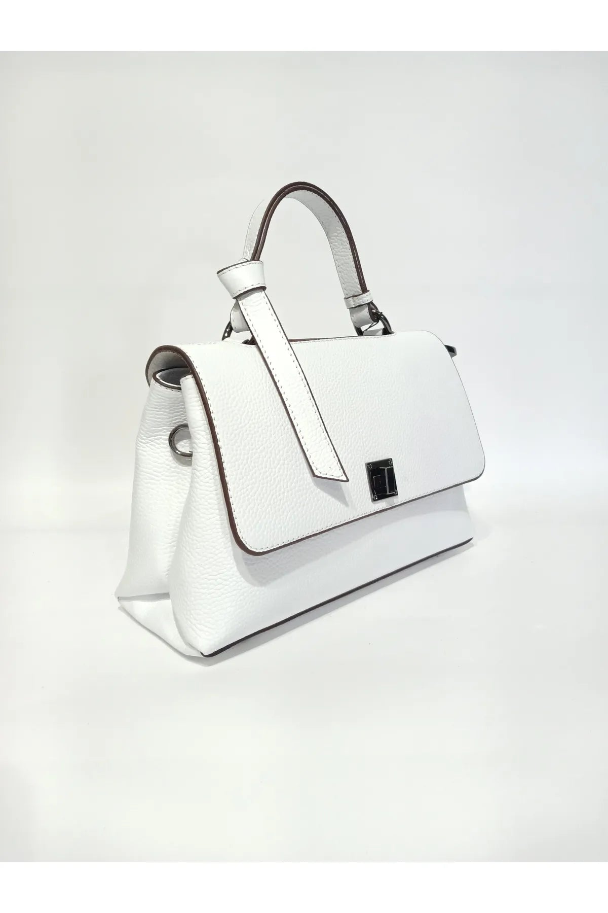 EPHORIA Flap Over Handbag Mini - White