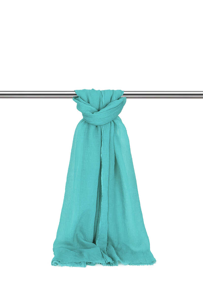 Cyan Blue Comfort Bamboo Scarf